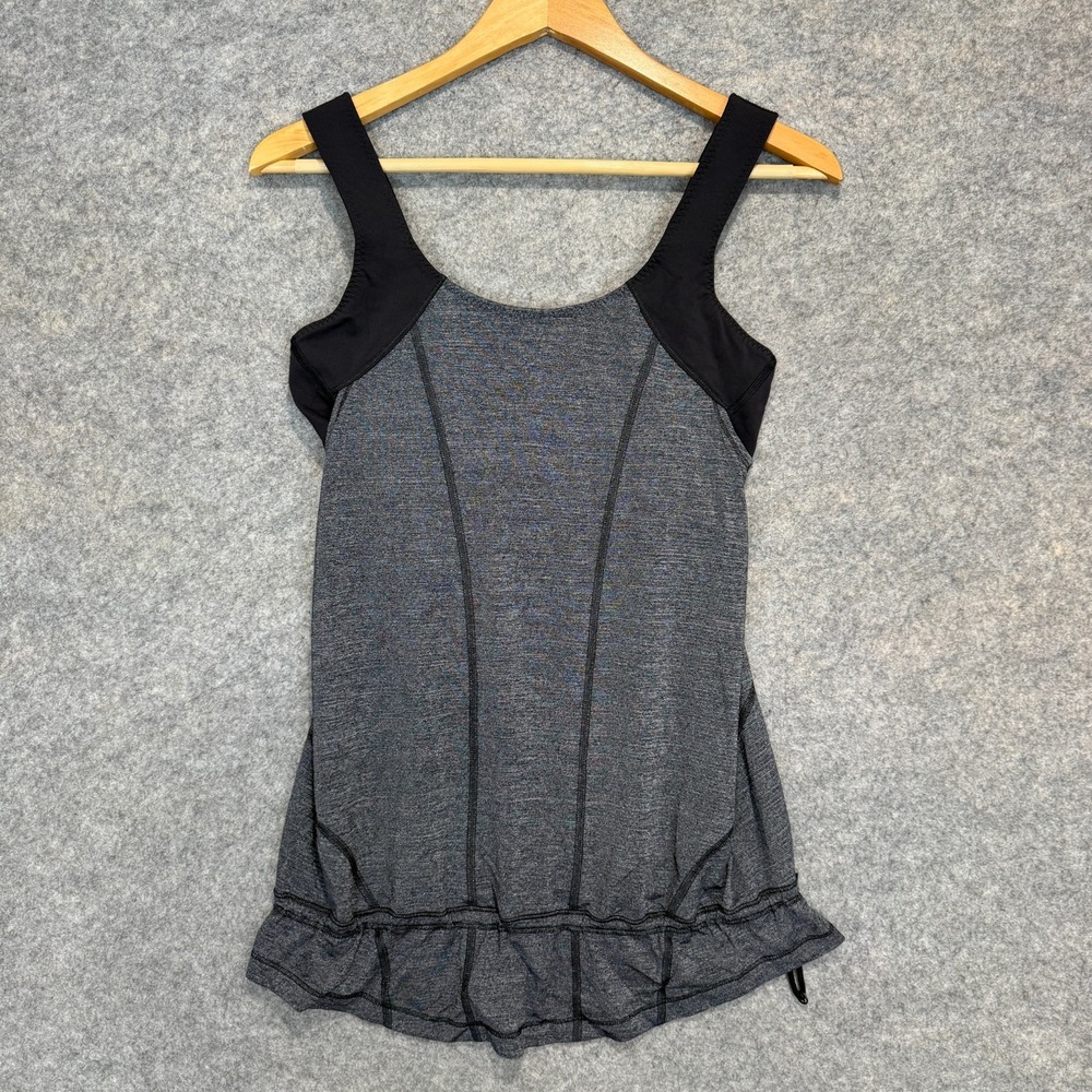Lululemon Run For Your Life Tank Top Womens 8 Built in Sports Bra Training Gym